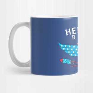 Here to Bang - USA Mug